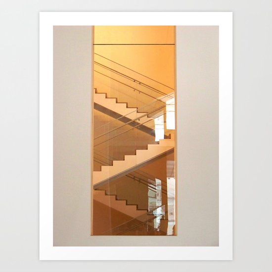 MoMa Stairs Art Print