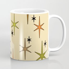Mid Century Modern Star Sky Earth Tones 1 Coffee Mug