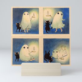 Spooky Friends Mini Art Print