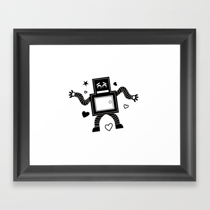 Rant Robot Framed Art Print