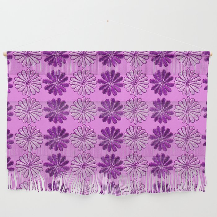 Purple Pattern Wall Hanging