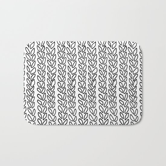 Knit Outline Zoom Bath Mat