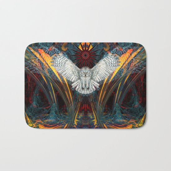 The Great Grey Owl Bath Mat