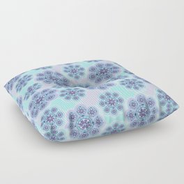 Mandala Snowflake Floor Pillow
