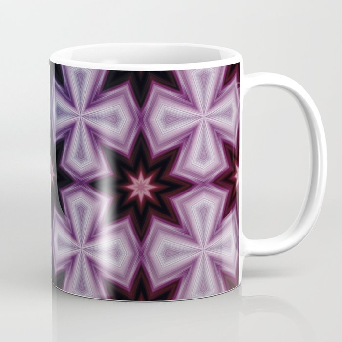 Black cross starburst Coffee Mug