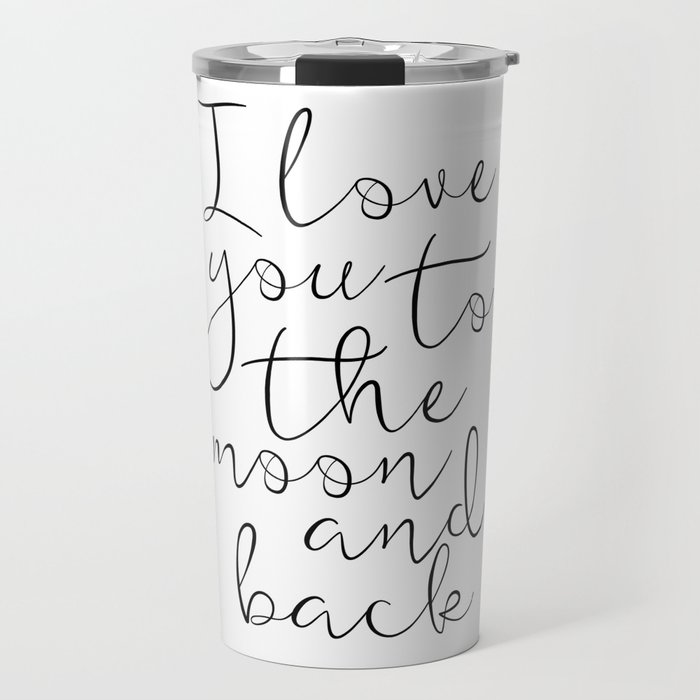 I Love You To The Moon And Back Stars Print Kids Room Decor