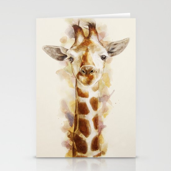 giraffe Stationery Cards