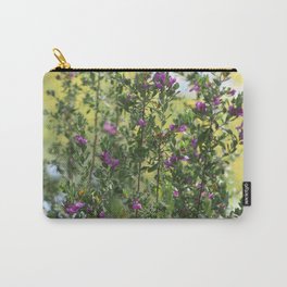 Texas Ranger Bush with Palo Verde in Background Carry-All Pouch