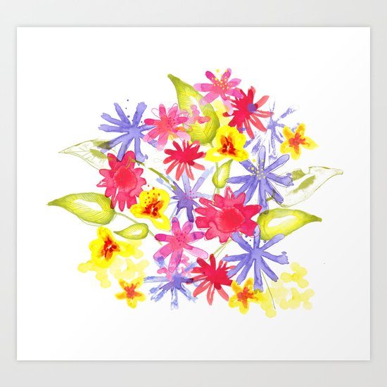 Fresh Flowers Art Print