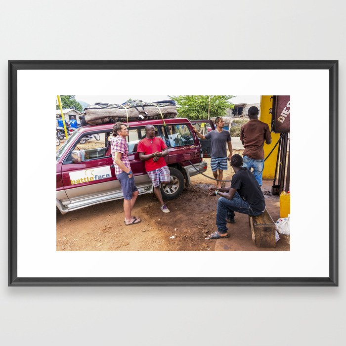 surfEXPLORE Sierra Leone Framed Art Print