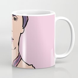 Emily Dickinson Portrait Pink Coffee Mug