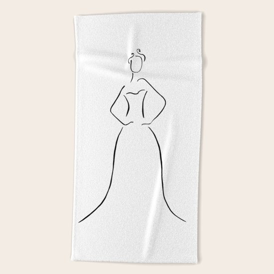 Final Dress Beach Towel