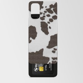 Decorative Tan + White Animal Spots (digital collage) Android Card Case