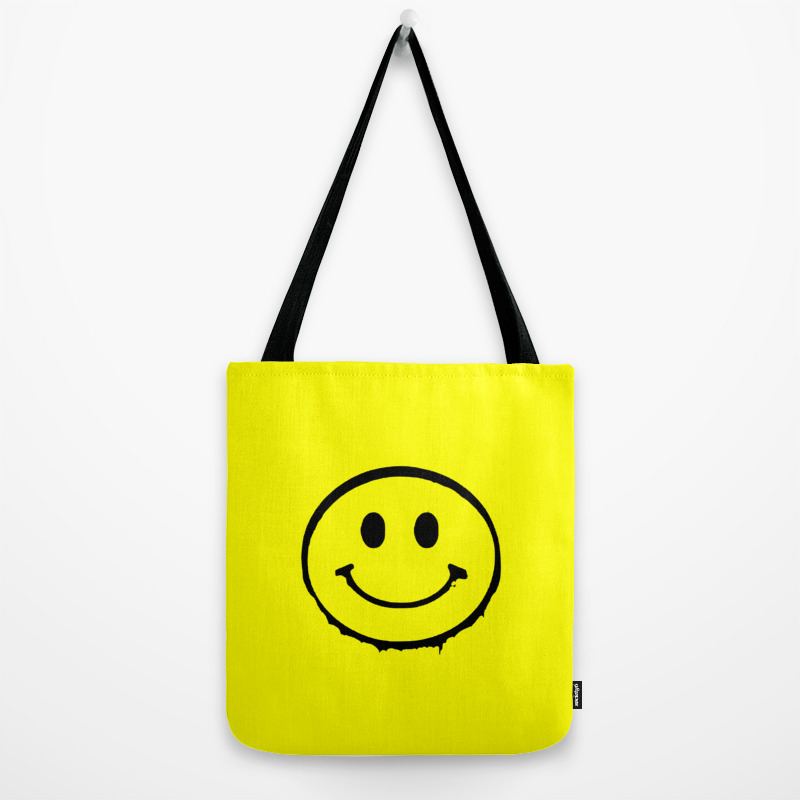 Details about   Music Tote Bag Headphones Happy Smile Face DJ Musician Party Tunes Logo 