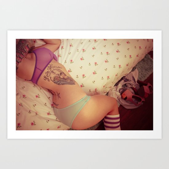 love harder Art Print