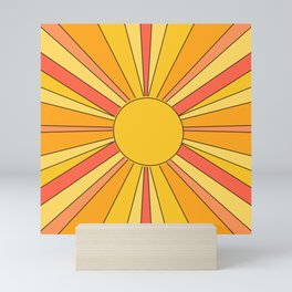 Sun rays Mini Art Print