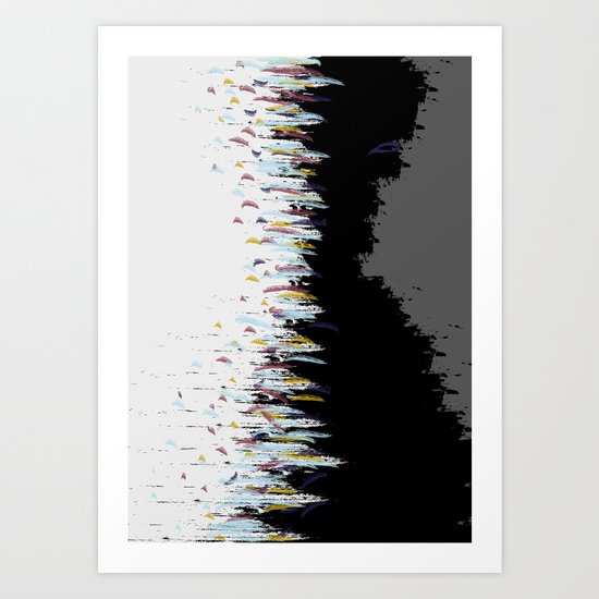 Tornado man Art Print