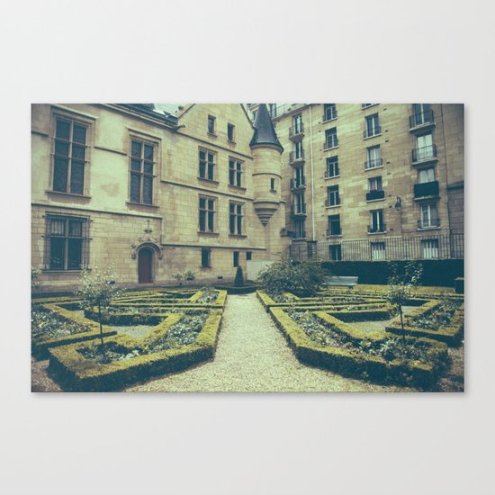 French Garden Maze IV Canvas Print