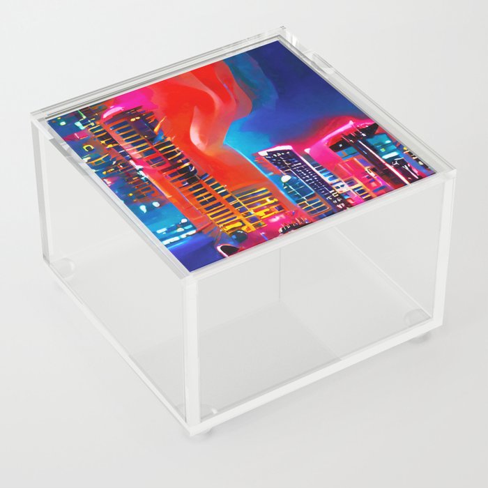 Miami Sunset Acrylic Box