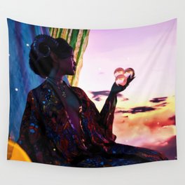 Only Forever Sunset Wall Tapestry