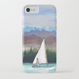 The Purple Mountains iPhone Case