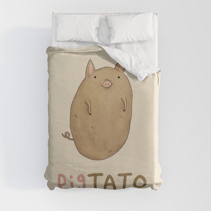 Pigtato Duvet Cover