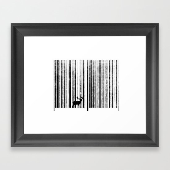 To scan a forest. Framed Art Print