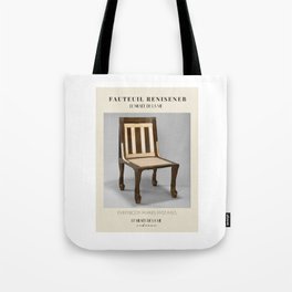 Vintage designer chair | Inspirational quote 19 Tote Bag