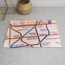 Going (London) Underground Area & Throw Rug