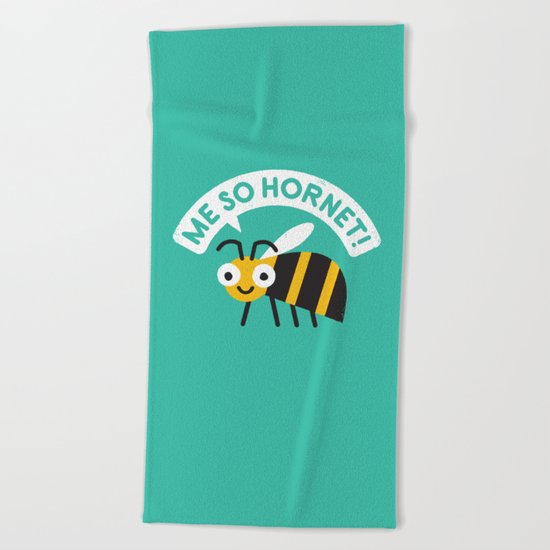 Full Metal Yellow Jacket Beach Towel