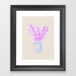 Blue Vase  Framed Art Print