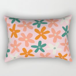 Tiny Flower Pattern #3 Rectangular Pillow
