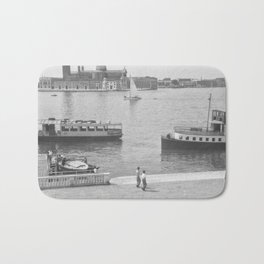 Panoramic view of Venice, Italy, 1950 Bath Mat