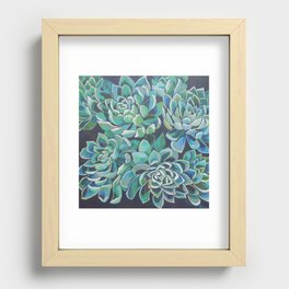 "Keep Showing Up" Recessed Framed Print