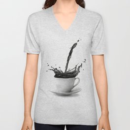 Coffee V Neck T Shirt