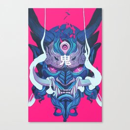 Oni Mask 01 Canvas Print