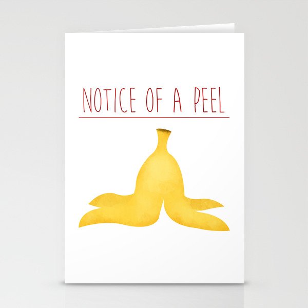 Notice Of A Peel Stationery Cards