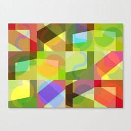 Colorful Truth. Shuffle 1 Canvas Print