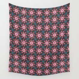 Flamingo Floral Wall Tapestry
