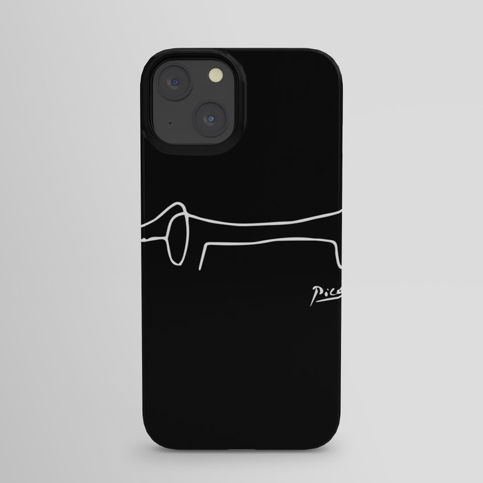 Pablo Picasso Dog (Lump) Artwork Shirt, Sketch Reproduction iPhone Case