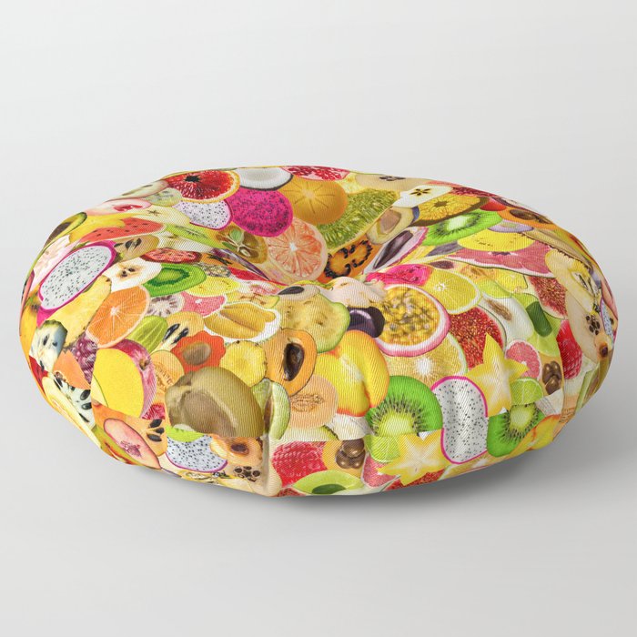 Fruit Madness (All The Fruits) Floor Pillow