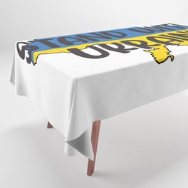 Stand With Ukraine Tablecloth
