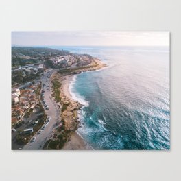 La Jolla, San Diego Aerial Photography Canvas Print