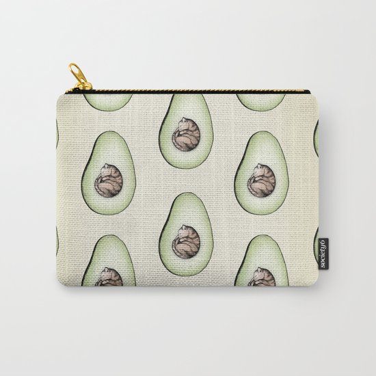 Avo-cat-o Carry-All Pouch