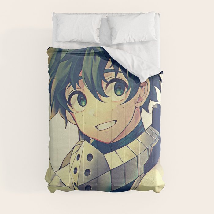 MIDORIYA IZUKU / DEKU MY HERO ACADEMIA Comforter by Tanisha Burch