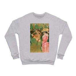 Toulouse-Lautrec - At the Rouge, The Dance Crewneck Sweatshirt