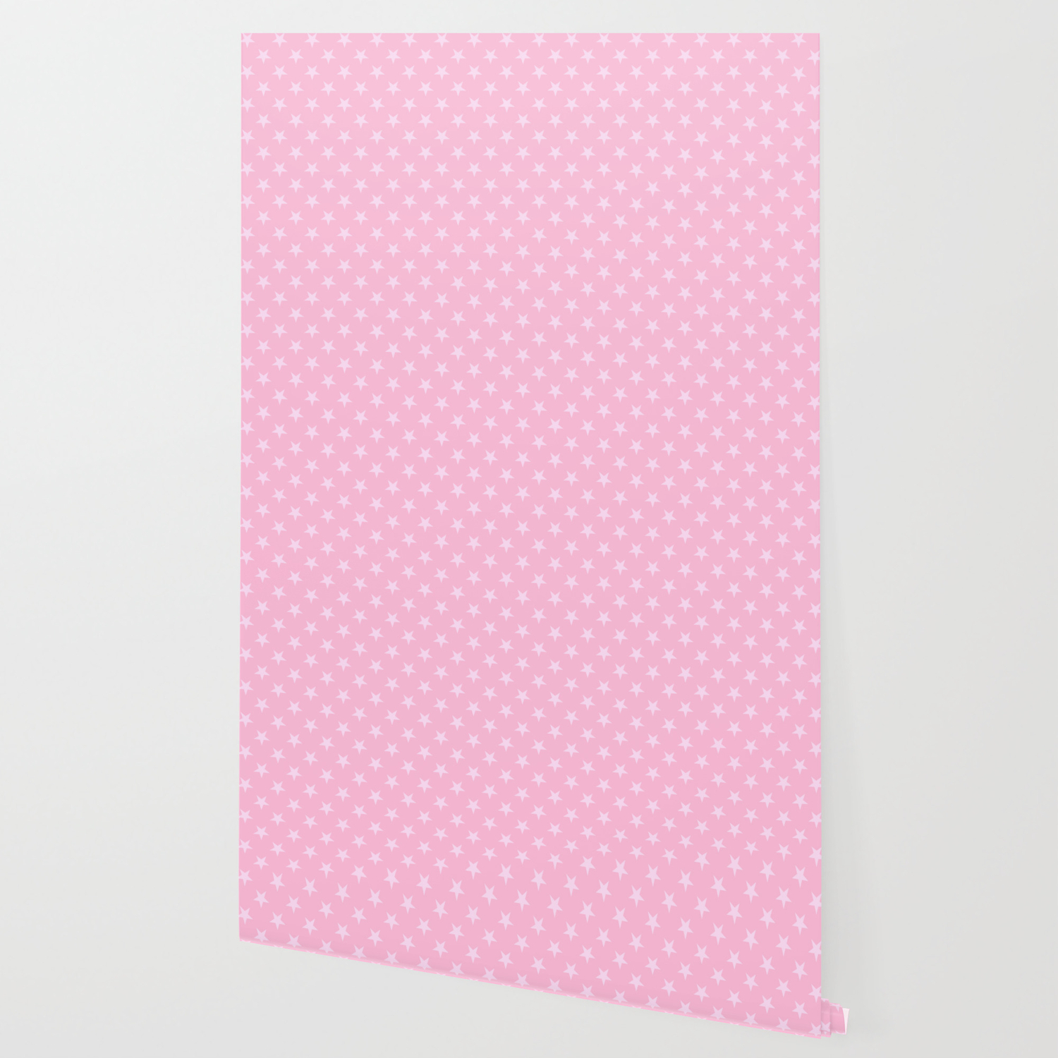 Pink Lace Pink On Cotton Candy Pink Stars Wallpaper By