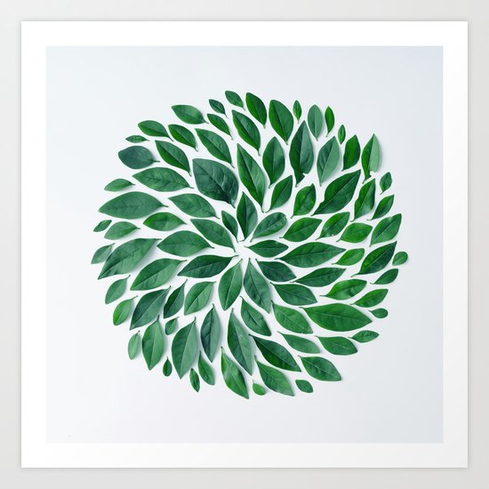 tropical star Art Print