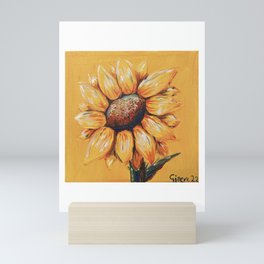 Yellow flower Mini Art Print