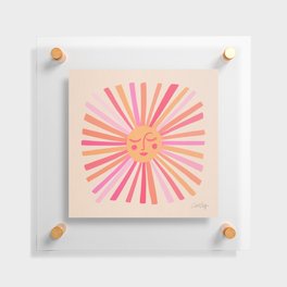 Sunshine – Pink Floating Acrylic Print